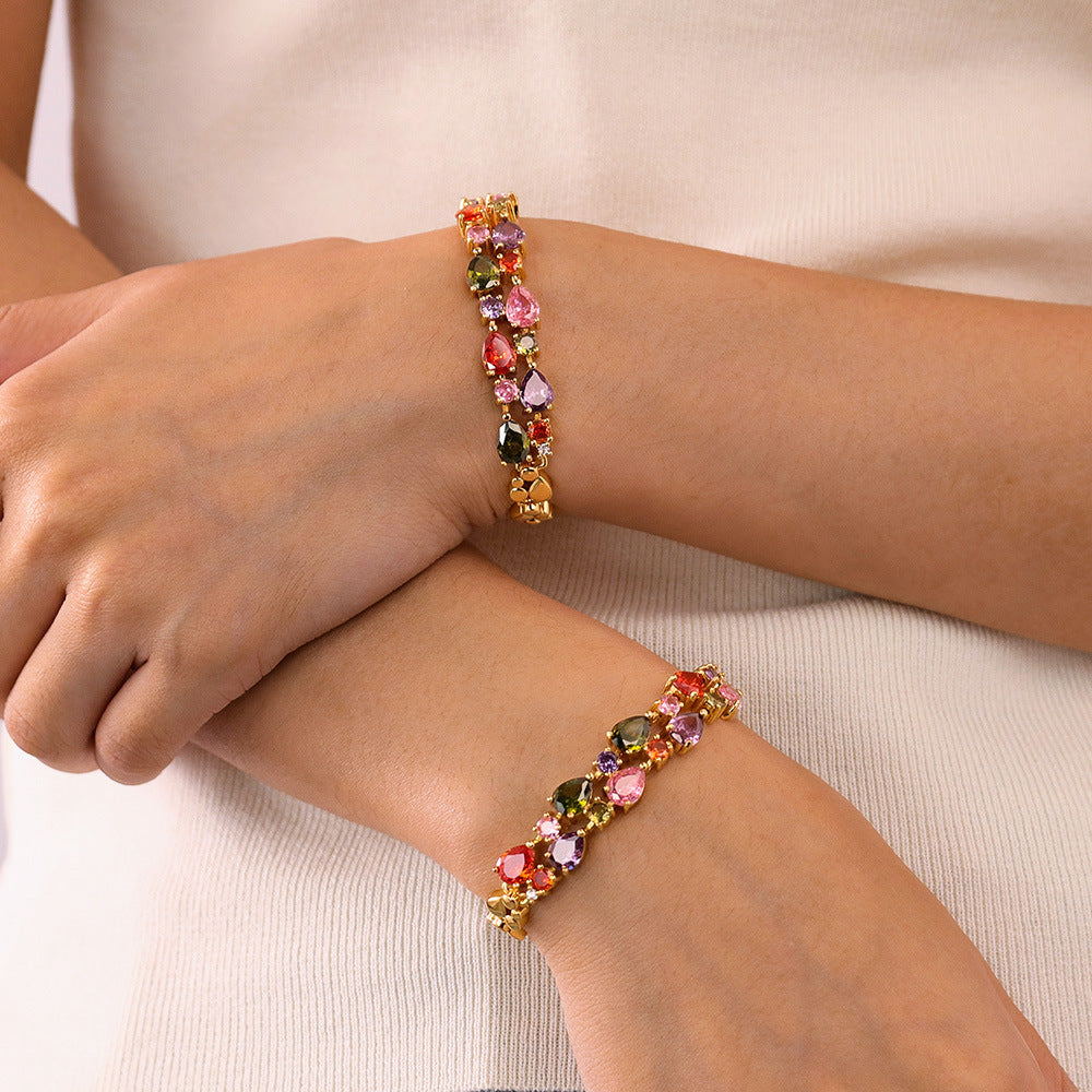 Multicolor Crystal Bracelet