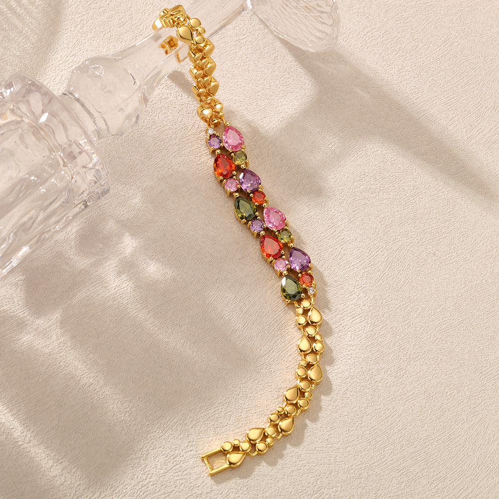 Multicolor Crystal Bracelet