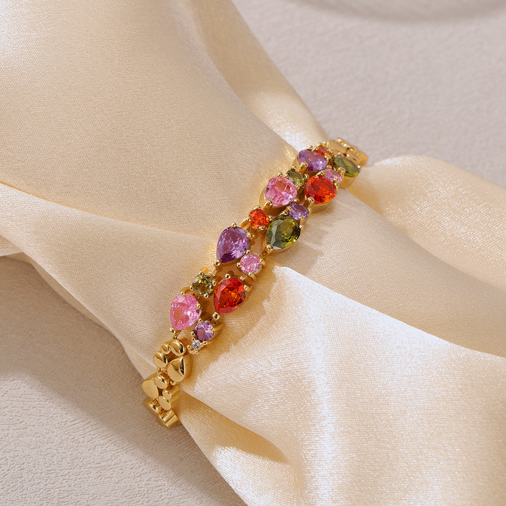 Multicolor Crystal Bracelet
